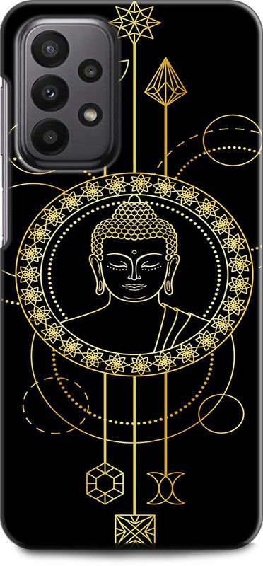 INDICRAFT Back Cover for SAMSUNG Galaxy A33 5G GAUTAMA BUDDHA, GOD, LORD, ABSTRACT ART, PANTING  (Multicolor, Shock Proof, Pack of: 1)