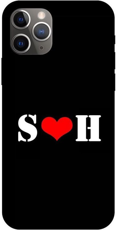 Afterglow Back Cover for I PHONE 11 Pro R M, R LOVES M, NAME, LETTER, ALPHABET, RM LOVE, HART  (Multicolor, Shock Proof, Pack of: 1)