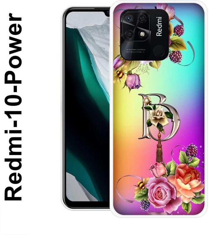 SIMAWAT Back Cover for Redmi 10 Power  (Multicolor, Silicon)