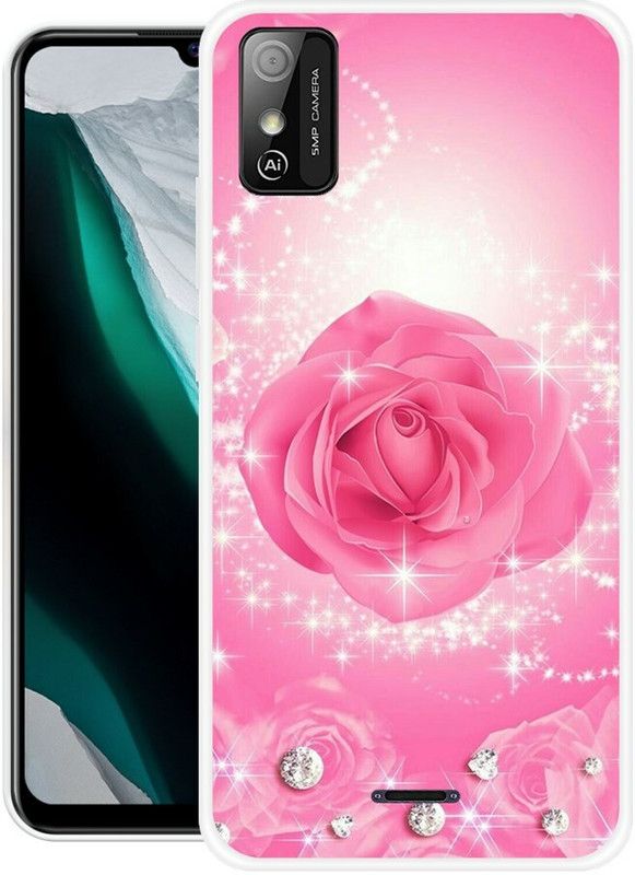 SIMAWAT Back Cover for Lava Z21  (Multicolor, Grip Case, Silicon)