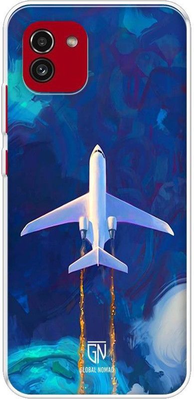 GLOBAL NOMAD Back Cover for Samsung Galaxy A03  (Multicolor, Grip Case, Silicon, Pack of: 1)