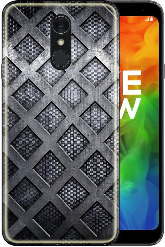 Snazzy Back Cover for LG Q7  (Multicolor, Grip Case, Silicon)