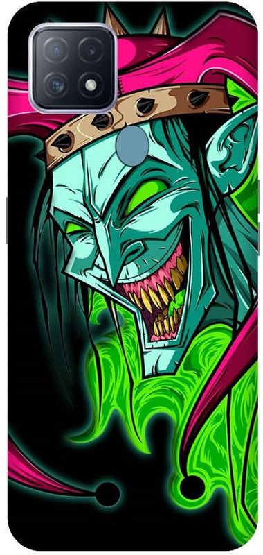 URCHIN Back Cover for Oppo A15 Joker, Batman, Heath ledger joker, Batman Joker, Dark Knight, Why So Serious  (Multicolor, Shock Proof, Pack of: 1)