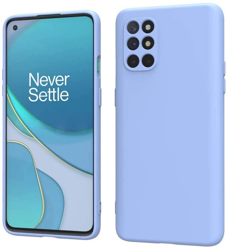 Flipkart SmartBuy Back Cover for OnePlus 9R 5G  (Blue, Flexible, Silicon, Pack of: 1)