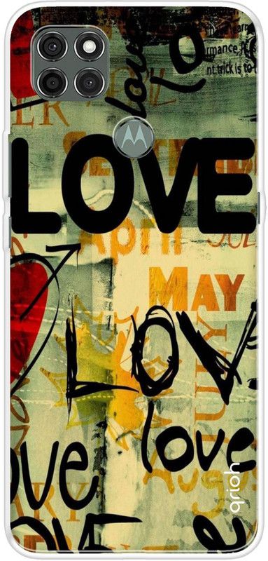 QRIOH Back Cover for Motorola G9 Power  (Multicolor, Grip Case, Silicon, Pack of: 1)
