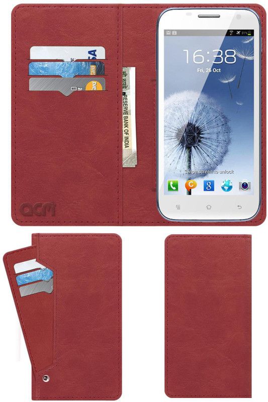 ACM Flip Cover for Karbonn Titanium S2  (Pink, Cases with Holder, Pack of: 1)