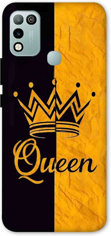 NDCOM Back Cover for Infinix Smart 5 Queen Crown Printed  (Multicolor, Hard Case, Pack of: 1)