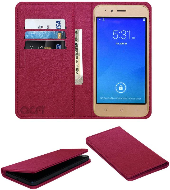 ACM Flip Cover for Tashan Ts 451  (Pink, Cases with Holder, Pack of: 1)