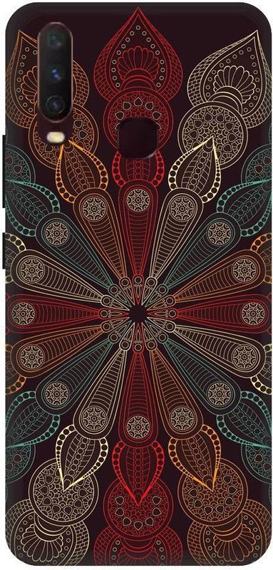 URCHIN Back Cover for vivo Y11Abstrect, Pattern, Colour, Solid, Black, Cool  (Multicolor, Shock Proof, Pack of: 1)