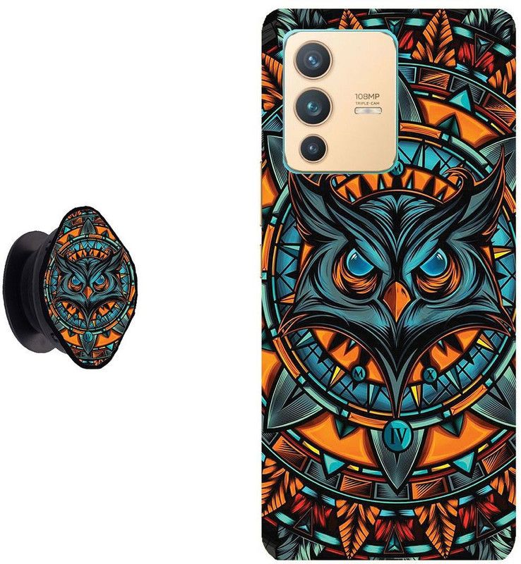 Zappy Back Cover for Vivo V23 Pro 5G  (Multicolor, Cases with Holder, Pack of: 2)