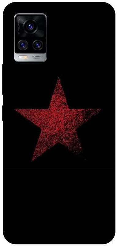 URCHIN Back Cover for Vivo V20 Star, Black, Black star, Abstract, Dark  (Multicolor, Shock Proof, Pack of: 1)