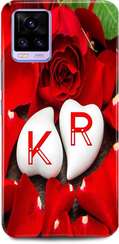 MP ARIES MOBILE COVER Back Cover for ViVO V20 Pro, 2018,K LOVES R NAME,K NAME, R LETTER, ALPHABET,K LOVE R NAME  (Multicolor, Hard Case, Pack of: 1)