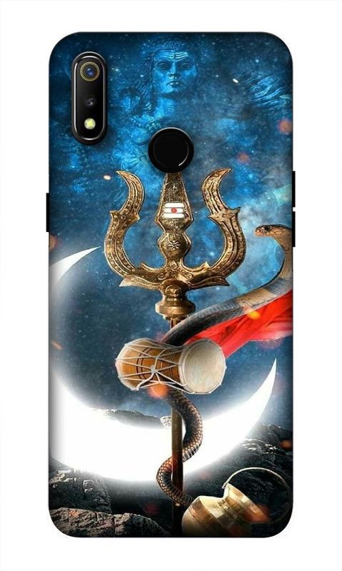 Vrisapati Back Cover for Realme 3, Realme 3i  (Blue, Hard Case, Pack of: 1)