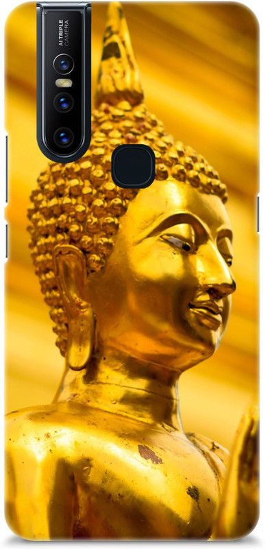 Mast Kalandar Back Cover for Vivo V15  (Gold, Hard Case, Pack of: 1)