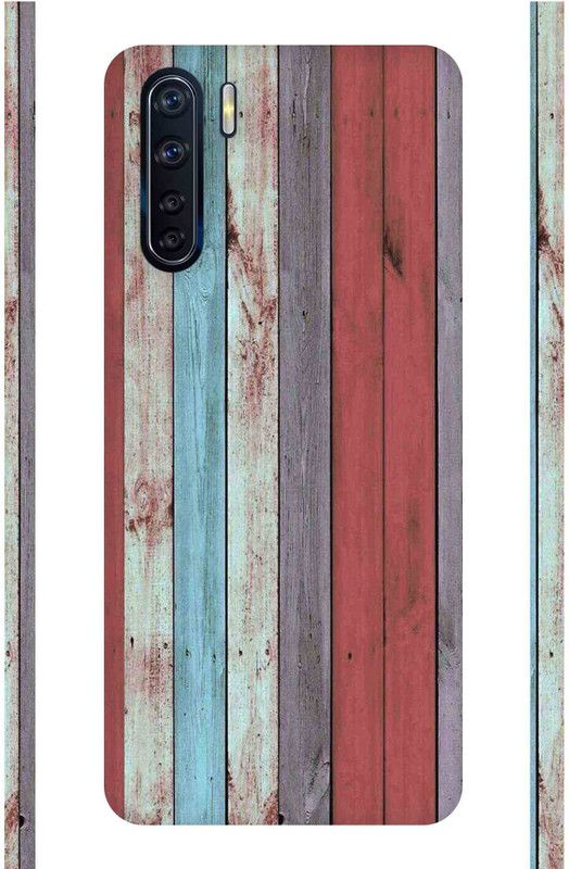 Inkzz Colored Woods Mobile Skin - Only Back for Oppo F15 Mobile Skin  (Multicolor)
