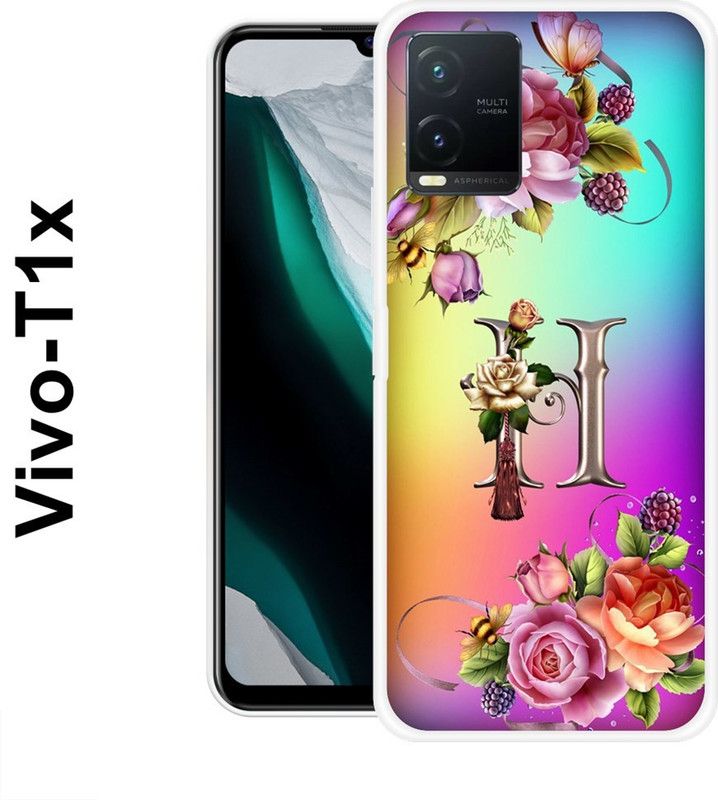 JATLAND Back Cover for Vivo T1x  (Multicolor, Silicon)