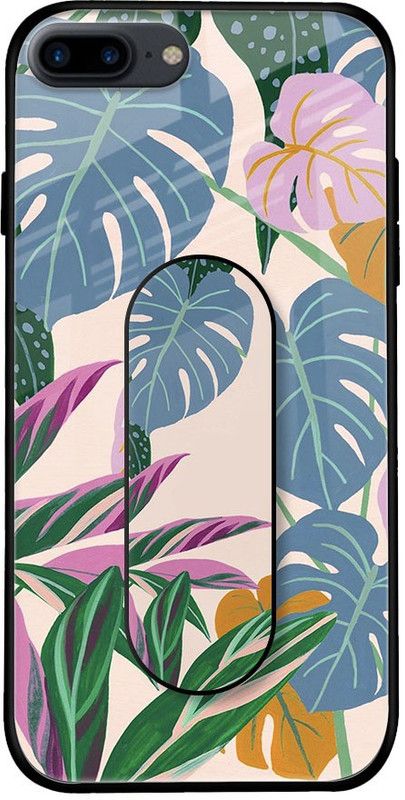 QRIOH Back Cover for Apple iPhone 8 Plus  (Multicolor, Grip Case, Silicon, Pack of: 1)