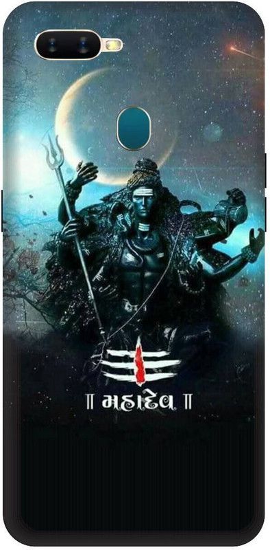 SSMORYA Back Cover for OPPO A7 (God Shiva) Printed Back Cover  (Multicolor, Waterproof, Pack of: 1)