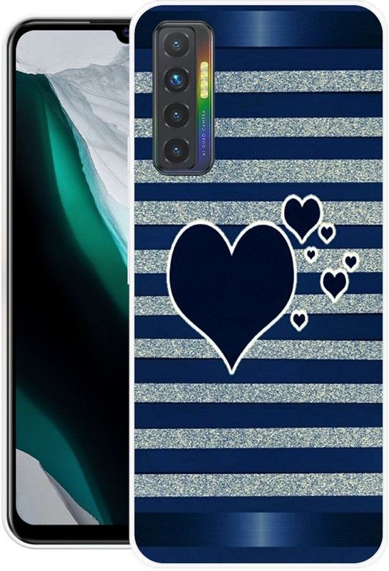 PictoWorld Back Cover for Tecno Camon 17  (Multicolor, Grip Case, Silicon, Pack of: 1)