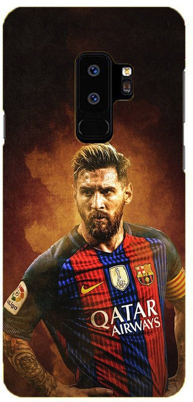 NDCOM Back Cover for Samsung Galaxy S9 Plus Lionel Messi Printed  (Multicolor, Hard Case, Pack of: 1)