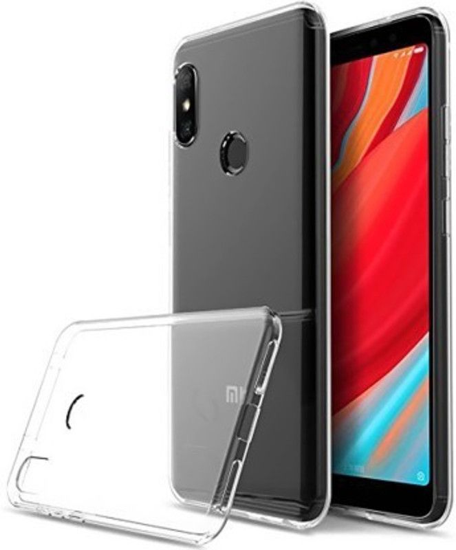 Red Cherry Back Cover for Mi Redmi Y2  (Transparent, Flexible, Silicon)