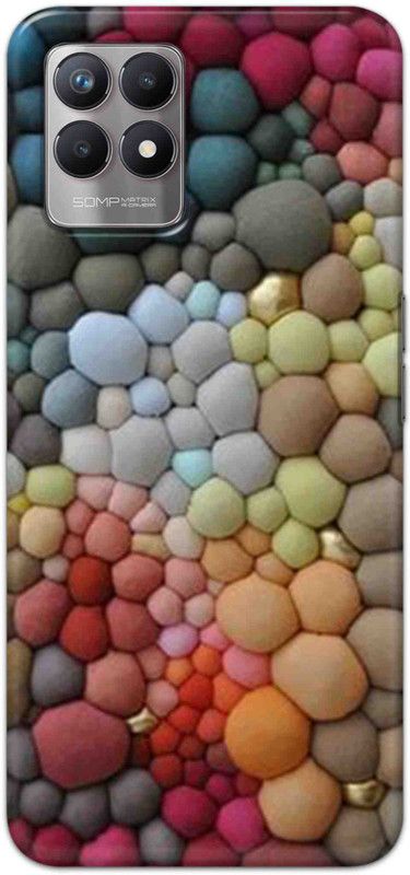 NDCOM Back Cover for Realme Narzo 50 4G Colourful Stone Printed  (Multicolor, Hard Case, Pack of: 1)