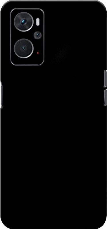 BUGGU Black Matte Mobile Back Skin Guard, Black Matte, Oppo 10K Mobile Skin  (Black Matte Skin With High Matte Finish.)