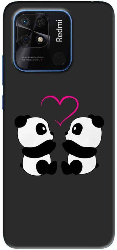 NDCOM Back Cover for Redmi 10 Cute Cartoon Couple Love Printed  (Multicolor, Hard Case, Pack of: 1)