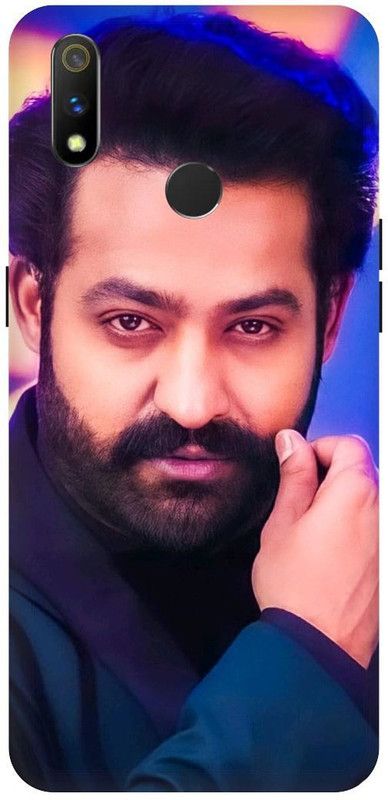THE NARAYANA COLLECTIONS Back Cover for REALME 3-RMX1825-JR,NTR,TARAK,RAMA,RAO,TAMIL,RRR  (Multicolor, Hard Case, Pack of: 1)