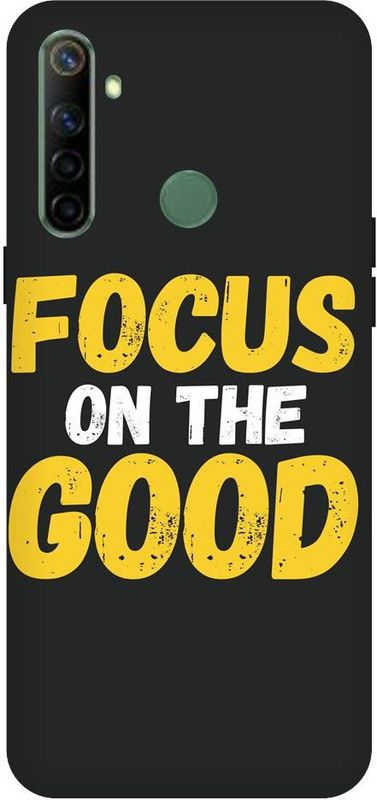 URCHIN Back Cover for Realme5s focus on the good, Motivational, quotes  (Multicolor, Shock Proof, Pack of: 1)