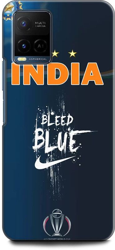 KEYCENT Back Cover for Vivo Y33T, V2146 INDIA, INDIAN JERSEY, WORD CUP, CRICKETE, SPORTS  (Multicolor, Shock Proof, Pack of: 1)