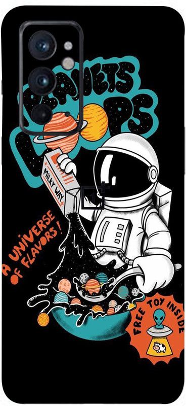 Mclaxa Planets Loop Mobile Back Skin, Planets Loop, ONE PLUS 9RT 5G Mobile Skin  (Planets Loop Skin With Super Matte Finish)