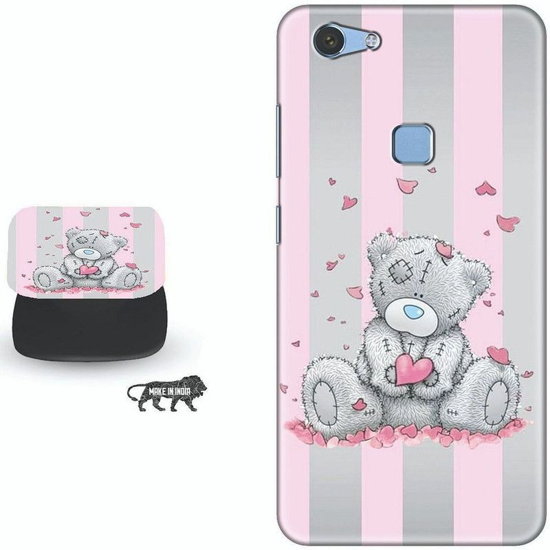 Hello Case Back Cover for VIVO V7  (Multicolor, Cases with Holder)