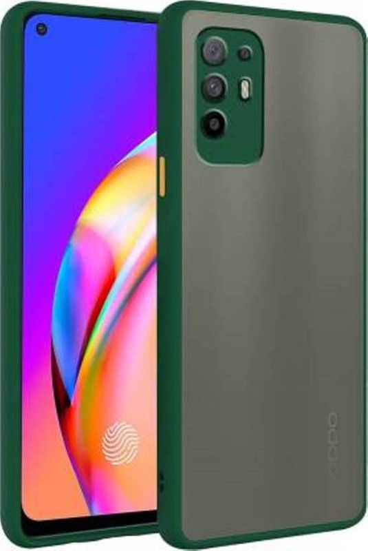 Chaturvedh Back Cover for Oppo F19 Pro Plus  (Green)