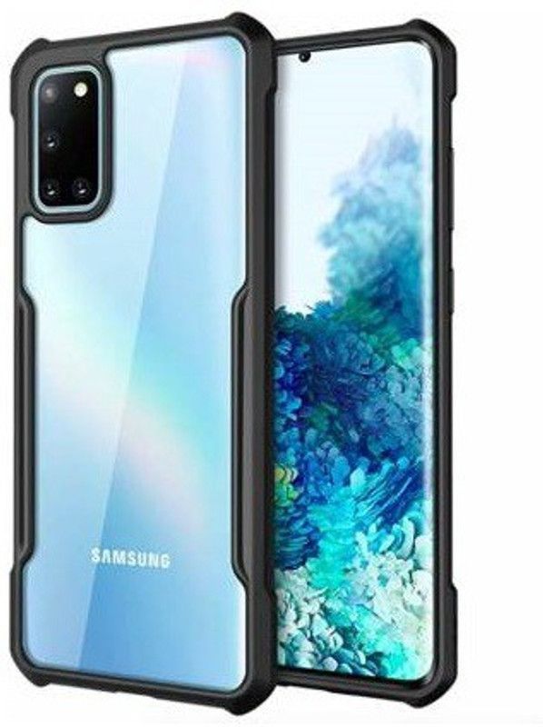 UNQMobi Back Cover for Samsung Galaxy S10 Lite  (Black, Transparent, Flexible, Silicon, Pack of: 1)