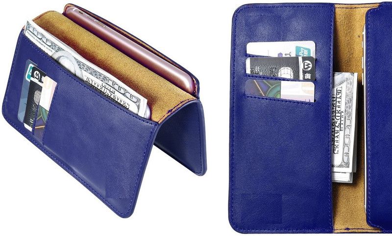 HARITECH Pouch for Samsung Galaxy F42 5G / Samsung Galaxy A03s  (Blue, Pack of: 1)