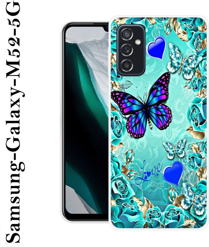 KLC Back Cover for Samsung Galaxy M52 5G  (Multicolor, Silicon)