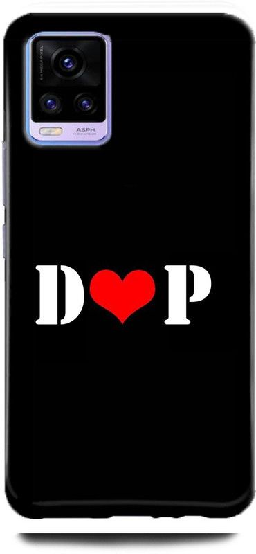 Afterglow Back Cover for Vivo V20 pro D P, D LOVES P, NAME, LETTER, ALPHABET, DP LOVE, HART  (Multicolor, Shock Proof, Pack of: 1)