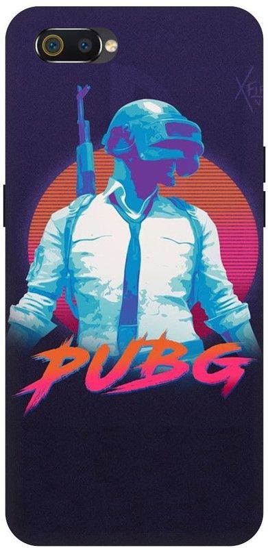 THE NARAYANA COLLECTIONS Back Cover for REALME C2-RMX1941-PUBG,SIGN,LOGO,FREE,FIRE  (Multicolor, Hard Case, Pack of: 1)