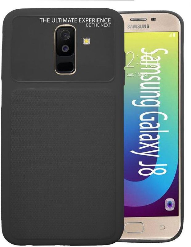 Tech Attires Back Cover for Samsung Galaxy A6 Plus  (Black, Rugged Armor)