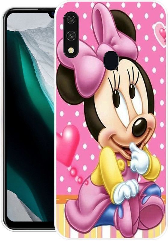 Looy Back Cover for Lava Z66  (Multicolor, Silicon, Pack of: 1)