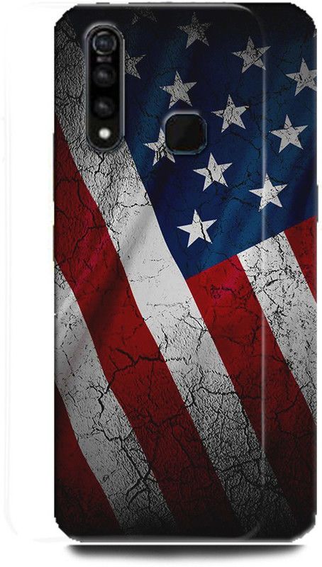 INDICRAFT Back Cover for Vivo Z1Pro, Vivo 1951, American Flag, Printed  (Multicolor, Shock Proof, Pack of: 1)