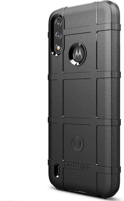 SmartPoint Bumper Case for Moto E7 Power  (Black, Rugged Armor, Pack of: 1)