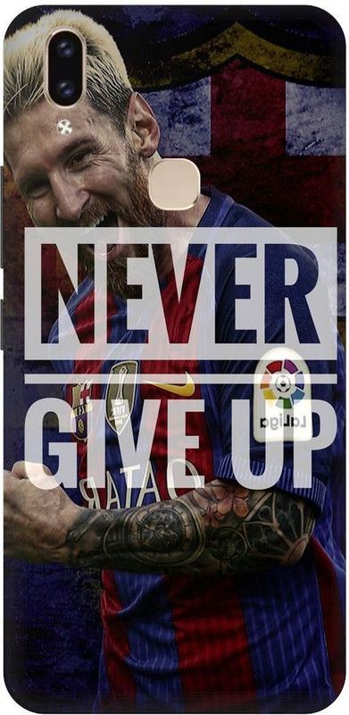 THE NARAYANA COLLECTIONS Back Cover for VIVO V9-1723-LIONEL,MESSI,FOOTBALL,SPORTS  (Multicolor, Hard Case, Pack of: 1)