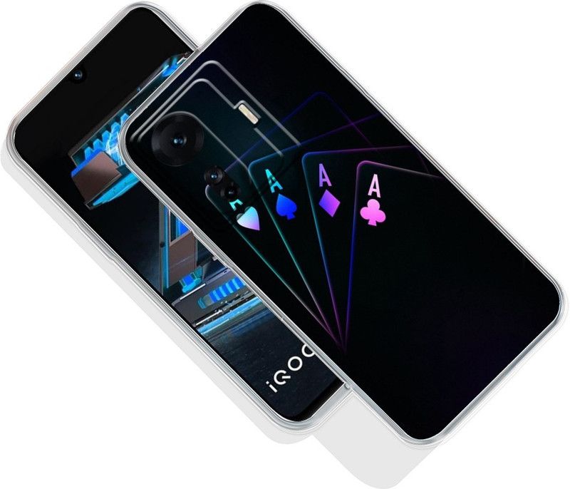omnmo Back Cover for iQoo Z6 Pro 5G  (Multicolor, Dual Protection, Silicon, Pack of: 1)