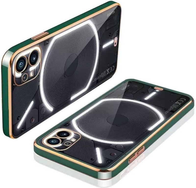 A3sprime Back Cover for Nothing Phone (1), [Soft Silicon Transparent & Drop Protective Back Case]  (Green, Camera Bump Protector, Silicon, Pack of: 1)