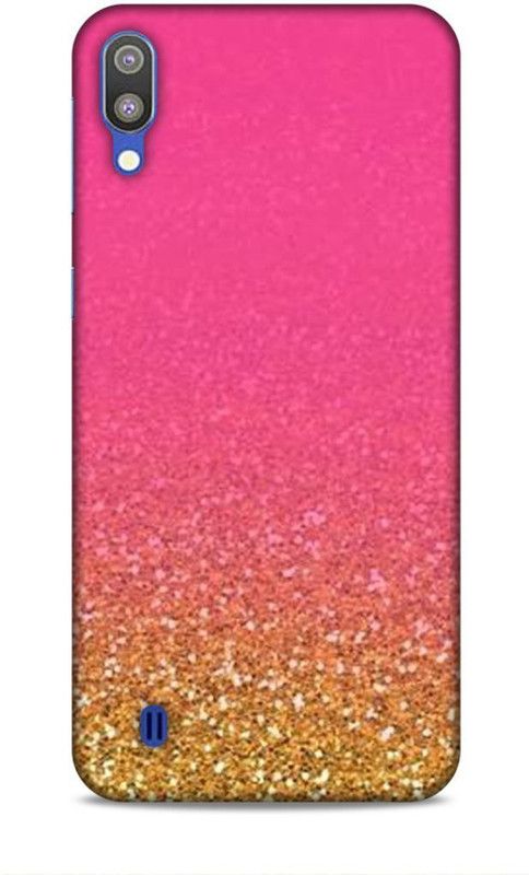 Keviv Back Cover for Samsung Galaxy M10  (Pink, Gold, Hard Case)