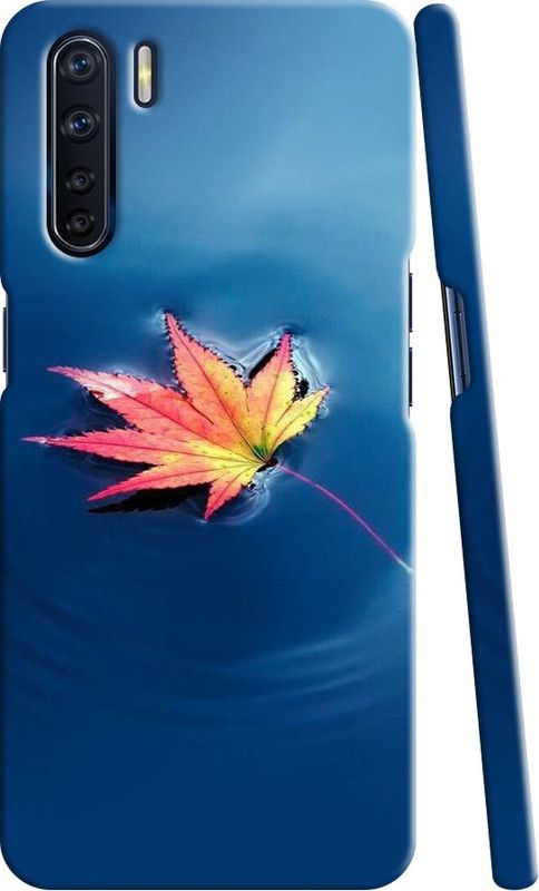 BK Creations Back Cover for Oppo A91  (Blue, Dual Protection, Pack of: 1)