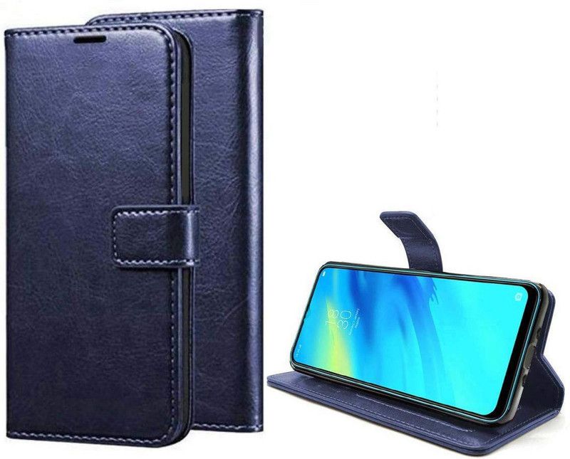 RITZY Flip Cover for Redmi Note 8  (Blue, Pack of: 1)