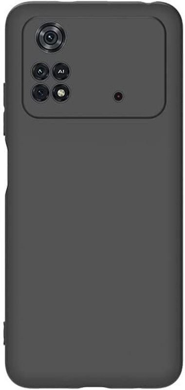 jpmobilecases Bumper Case for POCO M4 PRO 4G  (Black, Flexible, Pack of: 1)